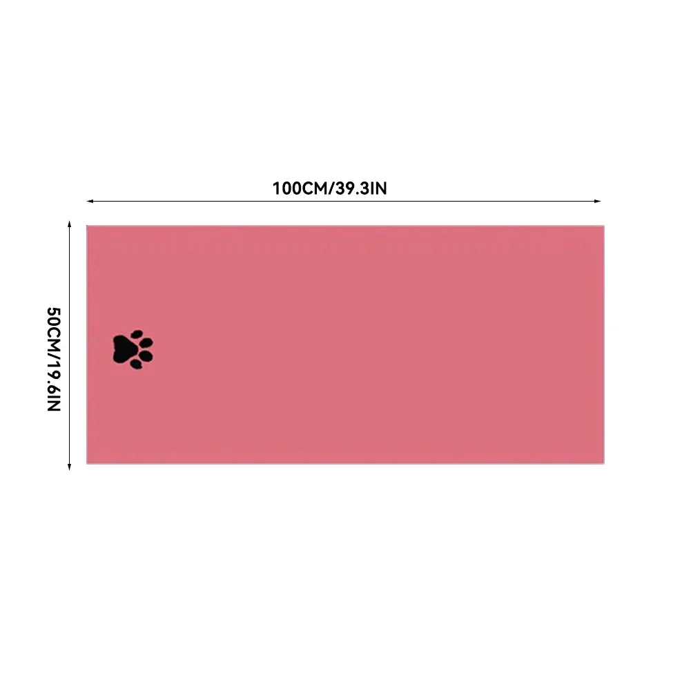 Microfiber Pet Bath Towel Embroidered Super Soft Absorbent Cat for Dogs Grooming Supplies 35*75cm/50*100cm