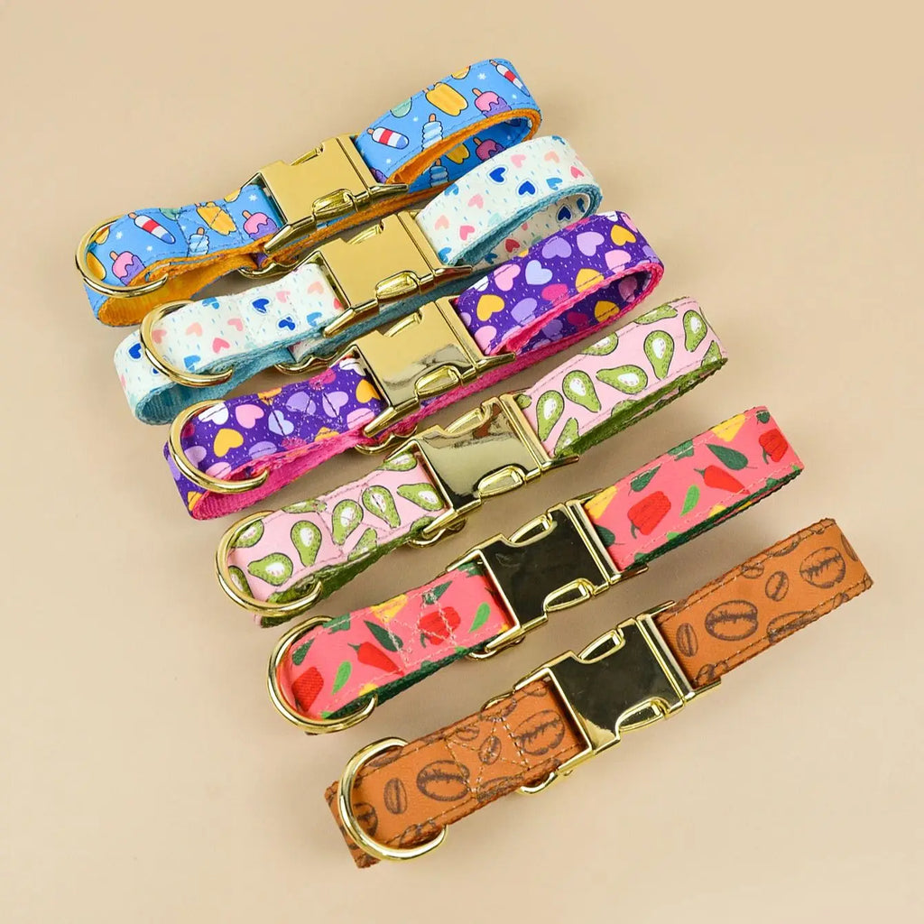 Valentine's Day and New Year Gifts For Medium Dog And Small Dog  Cute Pet Collar Double Sided Printed Pet Dog And Cat Collar